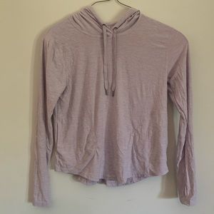 Purple workout sweatshirt